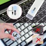 7-in-1 Electronics Cleaner Kit Computer Keyboard Earphone Dust Cleaning Brush Tool for Earbud Cell Phone Laptop Camera - White