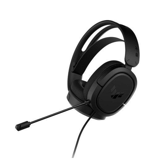 ASUS TUF Gaming H1 Wired Headset | Discord Certified Mic, 7.1 Surround Sound, 40mm Drivers, 3.5mm, Lightweight, for PC, Switch, PS4, PS5, Xbox One, Xbox Series X | S, and Mobile Devices – Black