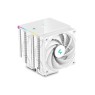 DeepCool AK620 DIGITAL WH Performance Air Cooler, Dual-Tower Layout, Real-Time CPU Status Screen, 6 Copper Heat Pipes, 260W Heat Dissipation, Twin 120mm FDB Fans, All White Design