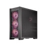 ASUS TUF Gaming GT302 ARGB ATX Mid-Tower Case Four 140 x 28 mm ARGB fans for high airflow and static pressure, interchangeable side panel, detachable top panel, hidden-connector motherboard support