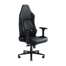 RAZER Iskur V2 Gaming Chair, High Density Foam Cushions, EPU Leather, 4D Armrests, 136kg Max Weight, Swivels & Responds, Reactive Seat Tilt & Up to 152° Recline, Black - RZ38-04900200-R3G1