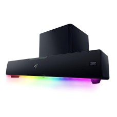 Razer Leviathan V2 Pro: Multi-Driver PC Gaming Soundbar with Subwoofer - Beamforming Surround Sound with AI Head Tracking - Chroma RGB - Bluetooth 5.0 & 3.5mm - for PC, Desktop/Laptop, Mobile, Switch - RZ05-04160100-R3G1