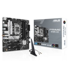 ASUS PRIME B760M-A AX LGA 1700(Intel 12th&13th Gen) microATX motherboard (PCIe 4.0, 2xM.2 slots, DDR5,Realtek 2.5 Gb LAN,WiFi 6, DP,rear USB 3.2 Gen 2, front USB 3.2 Gen 1 Type-C