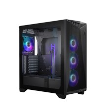 MSI MPG GUNGNIR 300R AIRFLOW, USA, 2xUSB 3.2 Gen 1, 1xUSB 3.2 Gen2 Type-C, 4x120mm PWM ARGB Fan, ARGB+PWM Control Board, Tempered Glass Window, Black