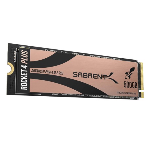 SABRENT 500GB Rocket 4 PLUS NVMe 4.0 Gen4 PCIe M.2 Internal SSD Optimized for PS5 Extreme Performance Solid State Drive (SB-RKT4P-500)