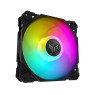 Asus Tuf Gaming TF120 ARGB Case Fan, Aura Sync Compatibility, 12cm Fan Diameter, 1900RPM Max Rotation Speed, 76 cfm Max Airflow, 29 dB Noise Level, Black Edition, Single Pack 