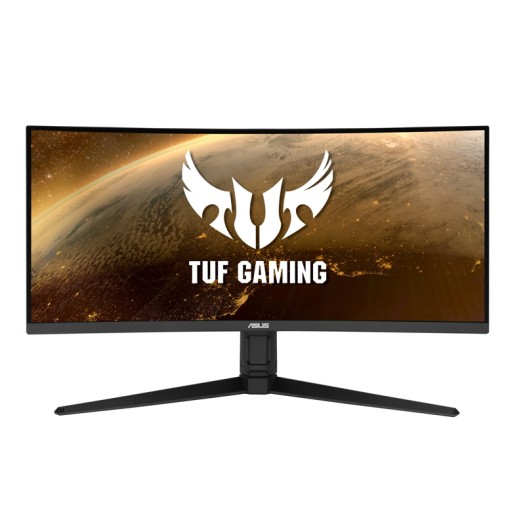 ASUS TUF 34 Inch Curved Gaming Monitor - WQHD (3440x1440), 165Hz, 1ms, Extreme Low Motion Blur, FreeSync Premium, Eye Care, Height Adjustable, DisplayHDR 400, DisplayPort, HDMI, USB - VG34VQL1B