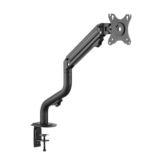  Twisted Minds Single Monitor Pipe Monitor Arm, 17" to 32" Screen Size, Up to 8KG Max Weight Capacity, Cable Management, Aluminum + Plastic + Steel Materials, Fine Texture Black | TM-71-C06