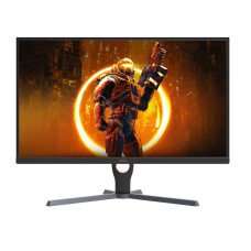 AOC 27G11E Gaming Monitor, 27" FHD IPS Display, 180Hz Refresh Rate, 0.5ms (MPRT) Response Time, 16.7m Display Colors, AdaptiveSync Technology, 3-Sided Frameless, Black 