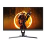 AOC 27G11E Gaming Monitor, 27" FHD IPS Display, 180Hz Refresh Rate, 0.5ms (MPRT) Response Time, 16.7m Display Colors, AdaptiveSync Technology, 3-Sided Frameless, Black 