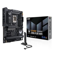 ASUS TUF Gaming Z890-PLUS WiFi Z890 LGA 1851 ATX Motherboard, Intel® Core™ Ultra Series 2 Ready, Advanced AI PC-Ready, 16+1+2+1 Stages, DDR5, PCIe® 5.0, Thunderbolt™ 4 Type-C®, 4X M.2, Wi-Fi 7, 2.5Gb