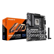 GIGABYTE Z890 UD WIFI6E Ultra Core (Series 2) LGA 1851, ATX, DDR5, 3x M.2, PCIe 5.0, Front USB Type-C, WIFI6E, 2.5GbE LAN, EZ-Latch