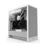 NZXT H5 Flow 2024 Edition Compact Mid-Tower ATX Airflow Case, Pre-Installed 2x F120Q, SGCC Steel, Dark Tinted Tempered Glass Materials, Easy Cable Management, White | CC-H52FW-01