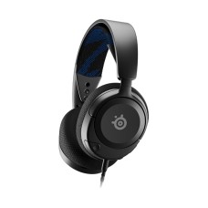 SteelSeries Arctis Nova 1P Multi-System Gaming Headset — Hi-Fi Drivers — 360° Spatial Audio — Comfort Design — Durable — Lightweight — Noise-Cancelling Mic — PS5/PS4, PC, Xbox, Switch - Black