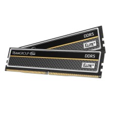 TEAMGROUP Elite Plus DDR5 16GB 4800MHz PC5-38400 CL40 Unbuffered Non-ECC 1.1V UDIMM 288 Pin Desktop Memory Module Ram (Black)