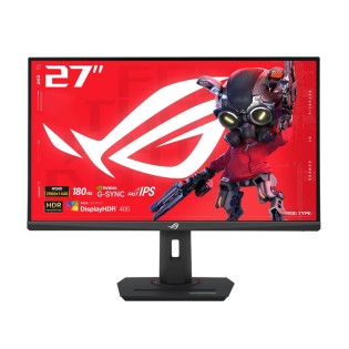 ASUS ROG Strix XG27ACS - 27” QHD (2560x1440) HDR400 USB-C Gaming Monitor, 180Hz,1ms, Fast IPS, 133% sRGB, Extreme Low Motion Blur Sync, G-Sync Compatible, DisplayWidget, Tripod Socket