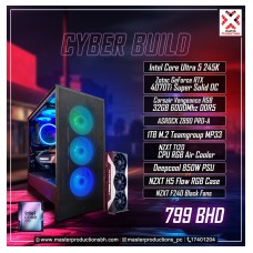 Ready to play system - Cyber Build, Intel Core Ultra 5, RTX 4070Ti Super Solid, 32GB RAM, 1TB SSD