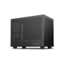 DeepCool CH160 BK Mini-ITX Computer Case, ABS+SPCC+Tempered Glass Materials, 3 Expansion Slots, x2USB3.0/Audio/1xGen2 Type-C Port, Black | R-CH160-BKNGI0-G-1