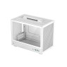 DeepCool CH160 WH Mini-ITX Computer Case, ABS+SPCC+Tempered Glass Materials, 3 Expansion Slots, x2USB3.0/Audio/1xGen2 Type-C Port, White | R-CH160-WHNGI0-G-1