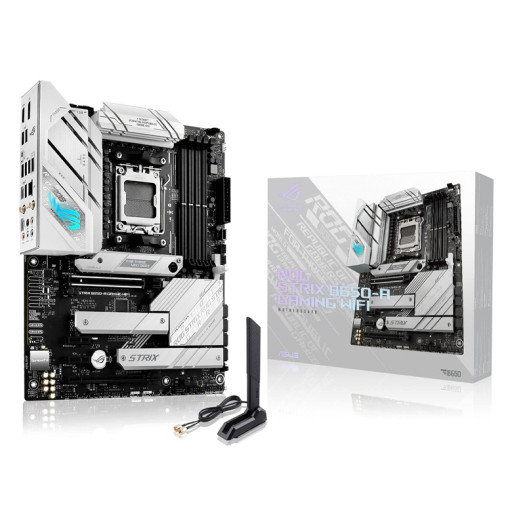 ASUS ROG Strix B650-A Gaming WiFi 6E AM5 (LGA1718) Ryzen 7000 Motherboard(12+2 Power Stages,DDR5,3xM.2 Slots,PCIe® 4.0, 2.5G LAN,WiFi 6E,USB 3.2 Gen 2x2 Type-C® Port)