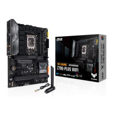 ASUS TUF Gaming Z790-Plus WiFi LGA 1700(Intel 14th,12th &13th Gen) ATX Gaming Motherboard(PCIe 5.0,DDR5,4xM.2 Slots,16+1 DrMOS,WiFi 6,2.5Gb LAN,Front USB 3.2 Gen 2 Type-C,Thunderbolt 4(USB4),Aura RGB)