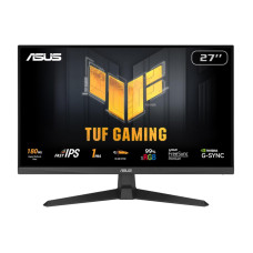 ASUS TUF Gaming VG279Q3A 27” 1080P Monitor – Full HD, 180Hz, 1ms, Fast IPS, Extreme Low Motion Blur Sync, FreeSync Premium, G-SYNC Compatible, Variable Overdrive, 99% sRGB, DisplayPort, HDMI