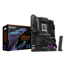 GIGABYTE Z890 Aorus Elite WiFi 7 LGA 1851 ATX Motherboard, Intel Z890 Chipset, 4x DDR5 DIMM Slot, Up to 256GB Max Memory, Wi-Fi 7 & BT 2.4, 1x PCIe 5.0 x16, 4x M.2 Slots, Black | Z890-A-ELITE-WIFI7