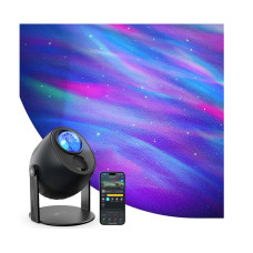 Govee Star Light Projector with 3 Aurora Flowing Effects, Star Projector Works with Matter, Alexa and Google Assistant, 16 Million Colors, 52 Scene Modes, Star Night Light Projector, Without Plug  - H6093	