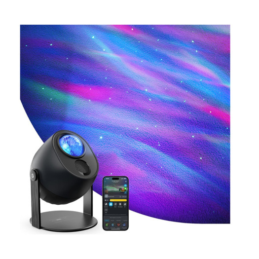 Govee Star Light Projector with 3 Aurora Flowing Effects, Star Projector Works with Matter, Alexa and Google Assistant, 16 Million Colors, 52 Scene Modes, Star Night Light Projector, Without Plug  - H6093	