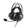 Sharkoon SKILLER SGH50 Gaming Headset, High-Resolution Audio, 2.0 inch (50 mm) Driver Unit, 0.1 inch (3.5 mm) Stereo Jack, Compatible with PS5/PS4/Xbox Series S/X