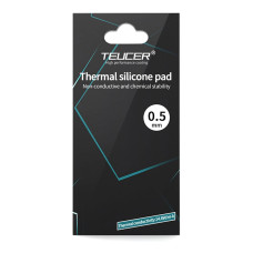 TEUCER High-Performance Silicone Thermal Pad 14.8 W/mK, 11.99cm x 11.99cm, Non-Conductive & Heat Resistant - 0.5mm 