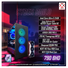 Ready to play system - Cyber Build, Intel Core Ultra 5, RTX 4070Ti Super, 32GB RAM, 1TB SSD