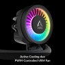 ARCTIC Liquid Freezer III 420 A-RGB (Black): All-in-One CPU Water Cooler with 420mm radiator and 3x P14 PWM PST A-RGB fan, compatible Intel LGA1700, 1851 and AMD AM4, AM5 - Black color