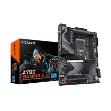 GIGABYTE Z790 GAMING X AX LGA 1700 Intel Z790 ATX Motherboard with DDR5, M.2, PCIe 5.0, USB 3.2 Gen2X2 Type-C, Wi-Fi 6E, 2.5GbE LAN, Q-Flash Plus, EZ-Latch Plus