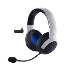 Razer Kaira HyperSpeed Wireless Gaming Headset for Playstation 5 / PS5, PS4, PC, Mobile: 50mm Drivers - HyperClear Cardioid Mic - Memory Foam Cushions - Bluetooth - 30 Hr Battery - White & Black