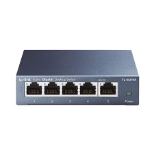 TP-Link TL-SG105 | 5 Port Gigabit Unmanaged Ethernet Network Switch, Ethernet Splitter | Plug & Play | Fanless Metal Design | Shielded Ports | Traffic Optimization 