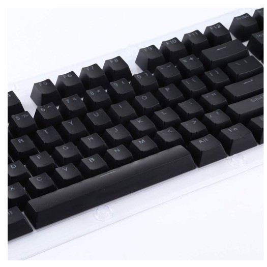 Universal Black Color Key Keycaps for Mechanical Keyboard - Key Caps Replacement Keycap - Full Set