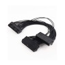Dual PSU Power Supply 24-Pin Adapter Cable for ATX Motherboard
