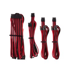 Mastermind Power Supply Sleeved Cables – Red/Black