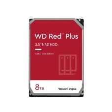 Western Digital 8TB WD Red Plus NAS Internal Hard Drive HDD - 7200 RPM, SATA 6 Gb/s, CMR, 256 MB Cache, 3.5" - WD80EFBX