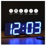 Desktop Clock 3D Digital RGB LED Alarm Clock USB Powered 115 Color 3-Level Brightness Sound Control