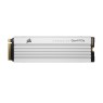 Corsair MP600 PRO LPX 2TB M.2 NVMe PCIe x4 Gen4 SSD - Optimized for PS5 (Up to 7,100MB/sec Sequential Read & 6,800MB/sec Sequential Write Speeds, High-Speed Interface, Compact Form Factor) White