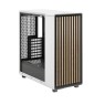 Fractal Design North Chalk White TG Clear Tint Gaming Case, Temp Glass Side Panel, Support Up to 360mm Radiator & 6x120mm Fans, 2 x 2.5/3.5" Drive Bays, USB-C 3.1 Gen 2, 2 x USB-A 3.1 | FD-C-NOR1C-04