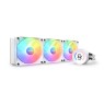 NZXT Kraken Elite RGB 360mm - RL-KR36E-W1 – RGB AIO CPU Liquid Cooler – Customizable LCD Display - 3 x F120RGB Core Fans Radiator Fans White LGA 1700 / AM5 Compatible