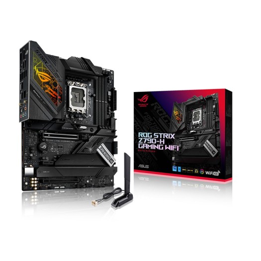 ASUS ROG STRIX Z790-H Gaming (WiFi 6E)LGA 1700(Intel®12&13th Gen)ATX gaming motherboard(DDR5 -7800 MT/s, PCIe 5.0 x16 with Q-Release,4xPCIe 4.0 M.2 slots,USB 3.2 Gen 2x2 Type-C®,front-panel connector)