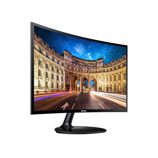 Samsung 24-inch Essential Curved Monitor - 60Hz - VA panel - LC24F390FHMXUE