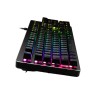 GAMDIAS Hermes P2A RGB Optical Wired Mechanical Keyboard, 12 Built-in Lighting Effects 8 Multimedia Keys 4 Instant Lighting Effects Hotkeys, Anti-ghosting with N-key Rollover, Black | GD-HERMES-P2A