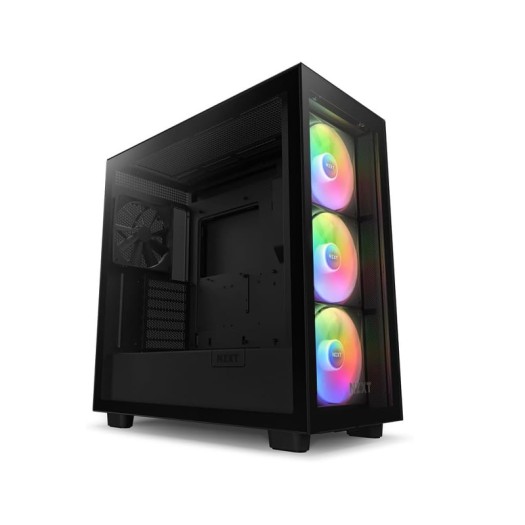 NZXT H7 Elite ATX Mid Tower PC Gaming Case - Front I/O USB Type-C Port - Quick-Release Tempered Glass Side Panel - Black (2023)  - CM-H71EB-02 