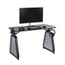 Twisted Minds RGB INFINITY Glass Legs (120*60*75 Cm) Gaming Desk | TM-GMD12-D1