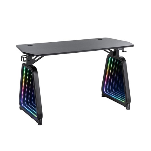 Twisted Minds RGB INFINITY Glass Legs (120*60*75 Cm) Gaming Desk | TM-GMD12-D1